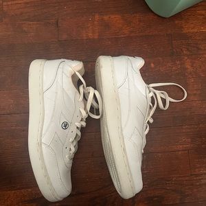 MAC GREGOR LEATHER UPPER WHITE  MEN'S SHOES SIZE 9.5